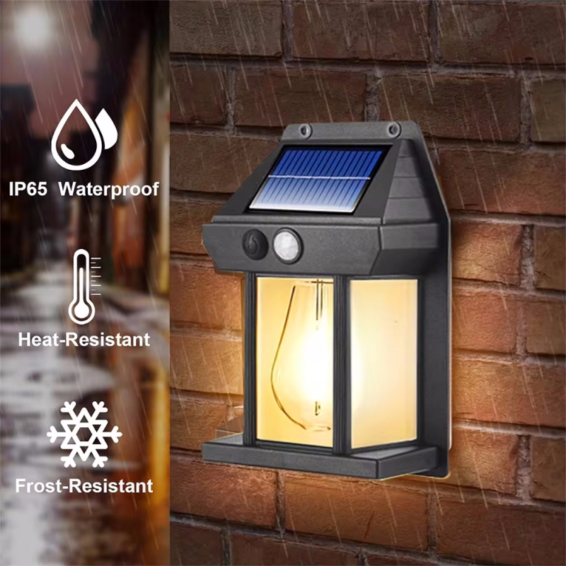 Outdoor Lighting Linear - Lampu Dinding tenaga surya, lampu bohlam