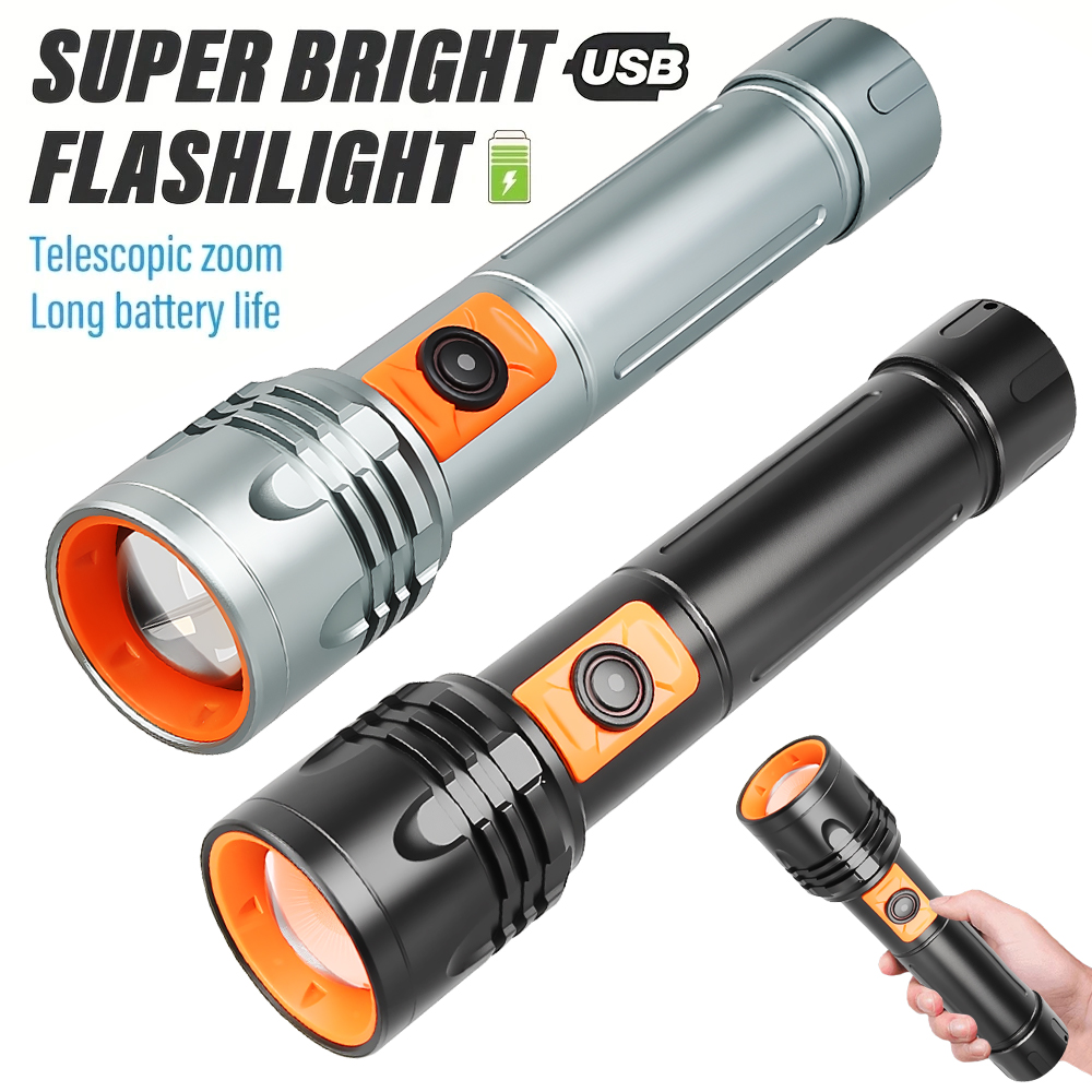 Outdoor Lighting Bulbs - Senter LED Daya Tinggi Senter USB