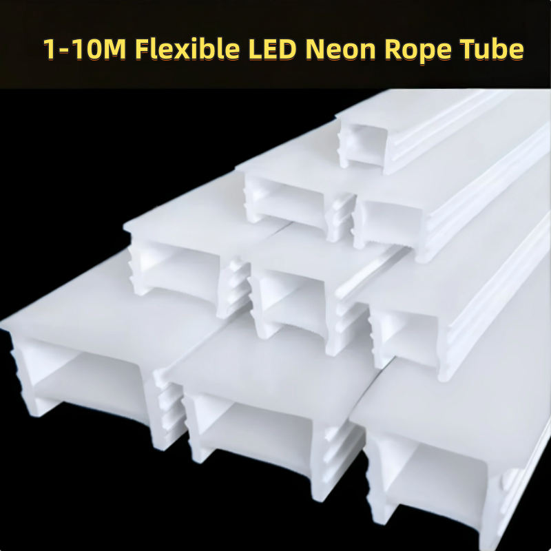 Outdoor Lighting Linear - Lampu Neon LED Fleksibel Tersembunyi 10M,