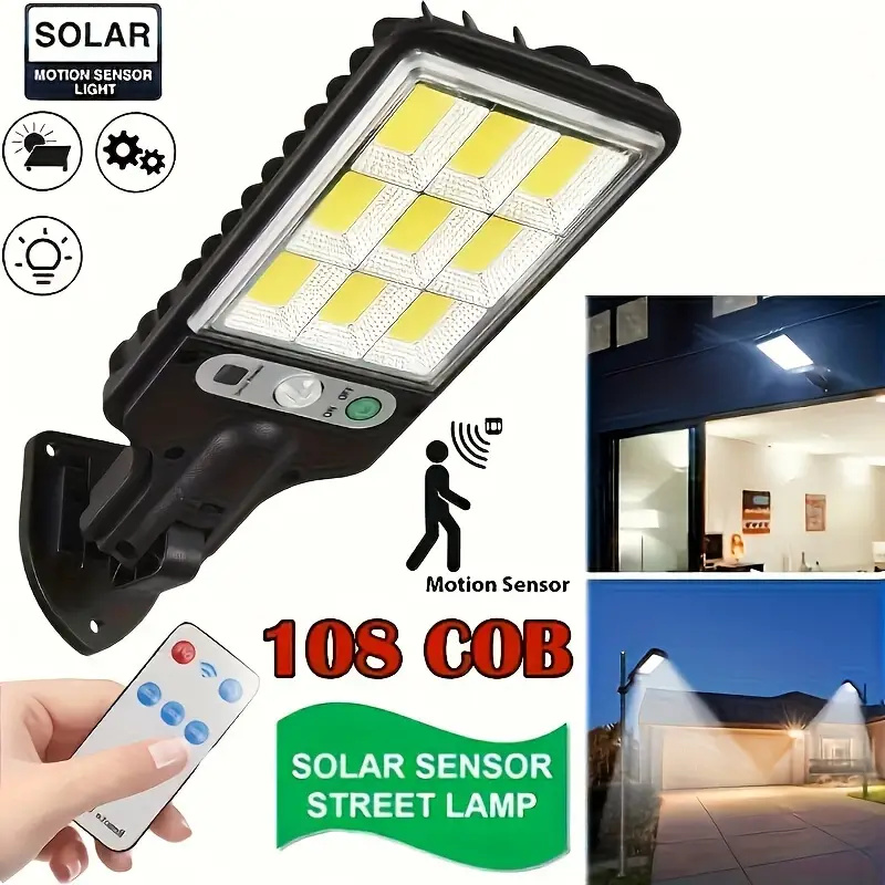 Outdoor Lighting Dusk To Dawn - Lampu Jalan Tenaga Surya Luar Ruangan,