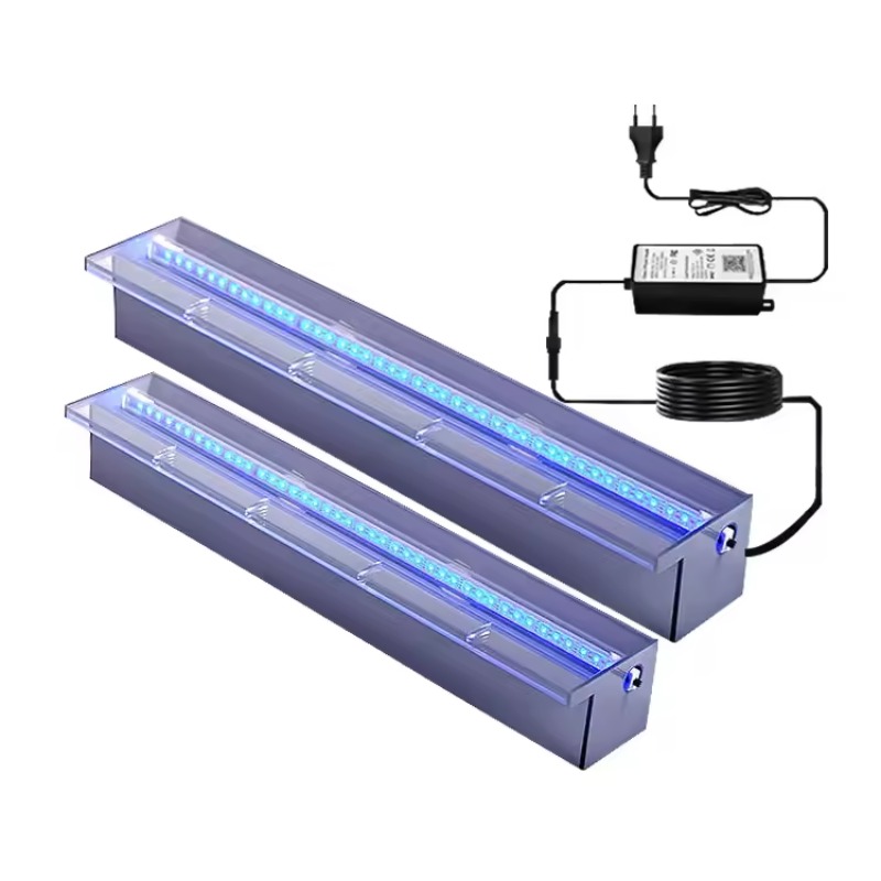 Landscape Spike Light - Air Terjun Dinding Akrilik Transparan dengan