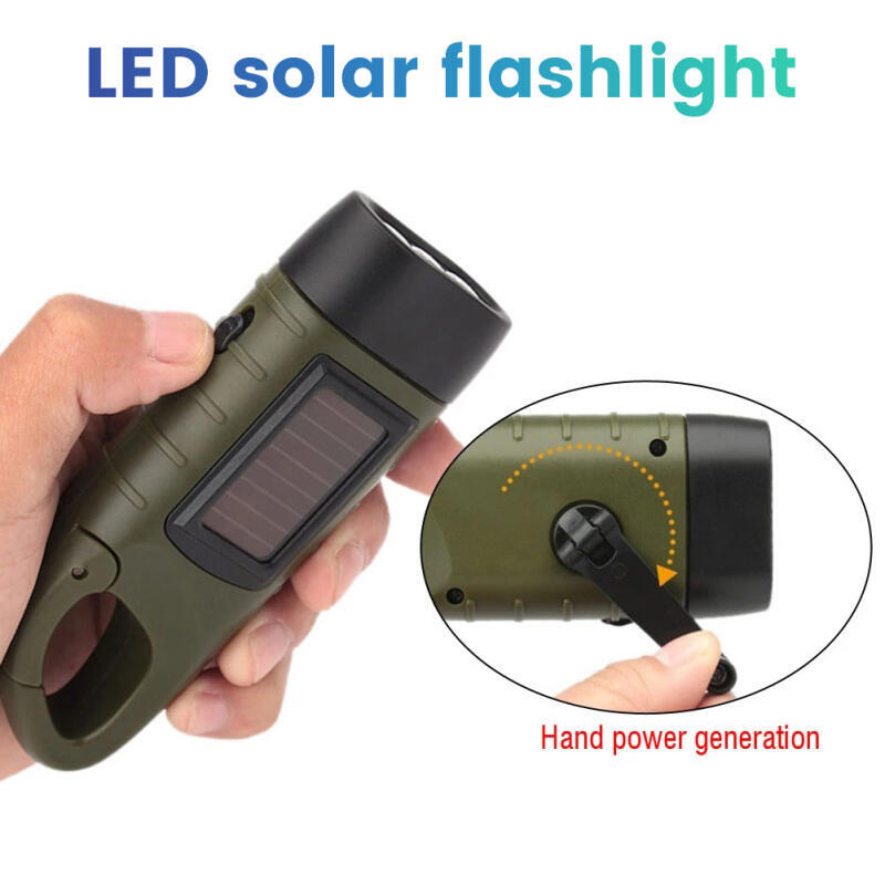 Fire Torch Solar - Senter LED Tenaga Surya Isi Ulang