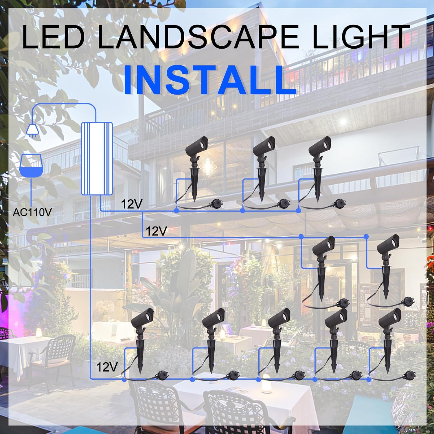 Lampu Taman LED Tegangan Renda - Landscape Spike Light ulasan dan harga