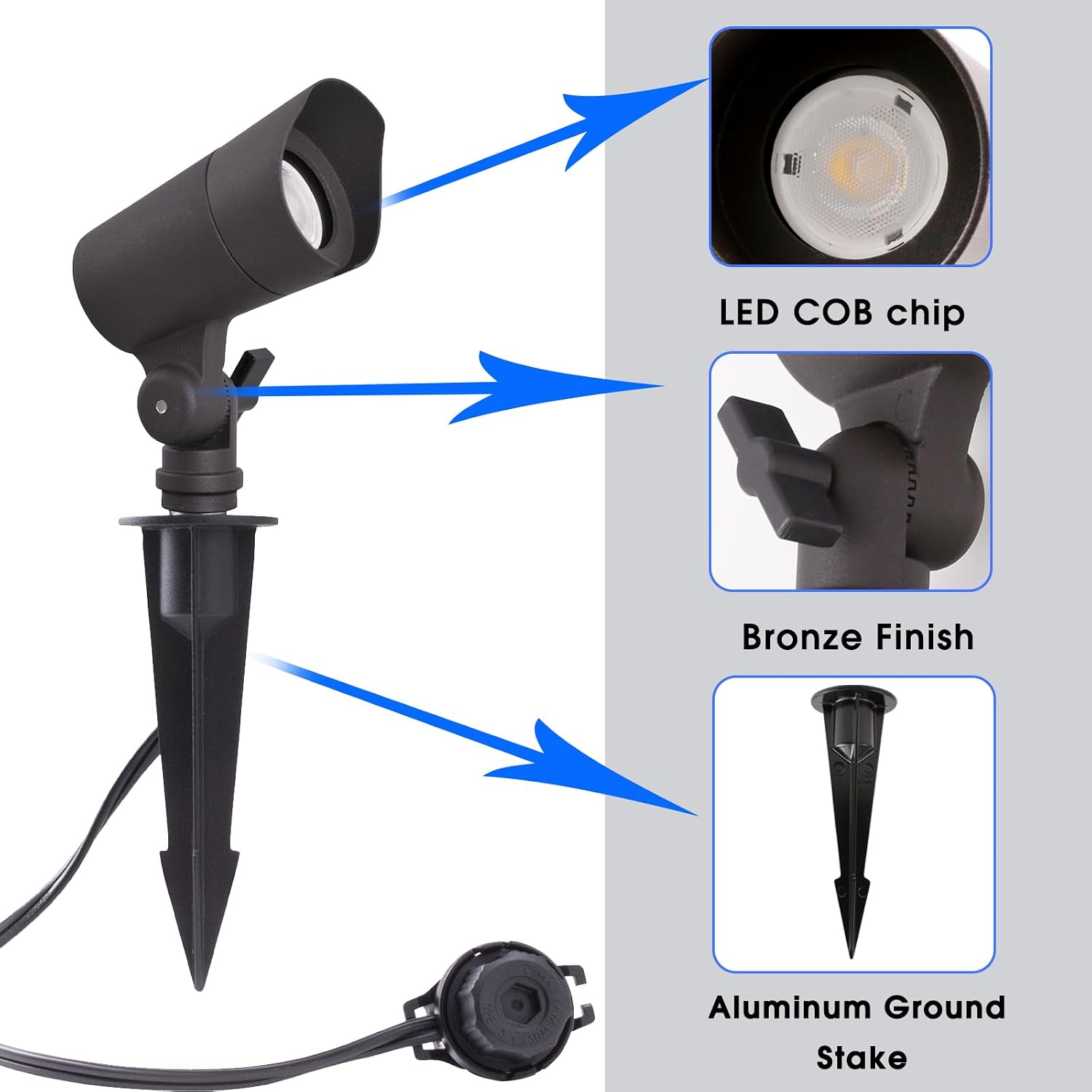 Lampu Taman LED Tegangan Renda - Landscape Spike Light ulasan dan harga