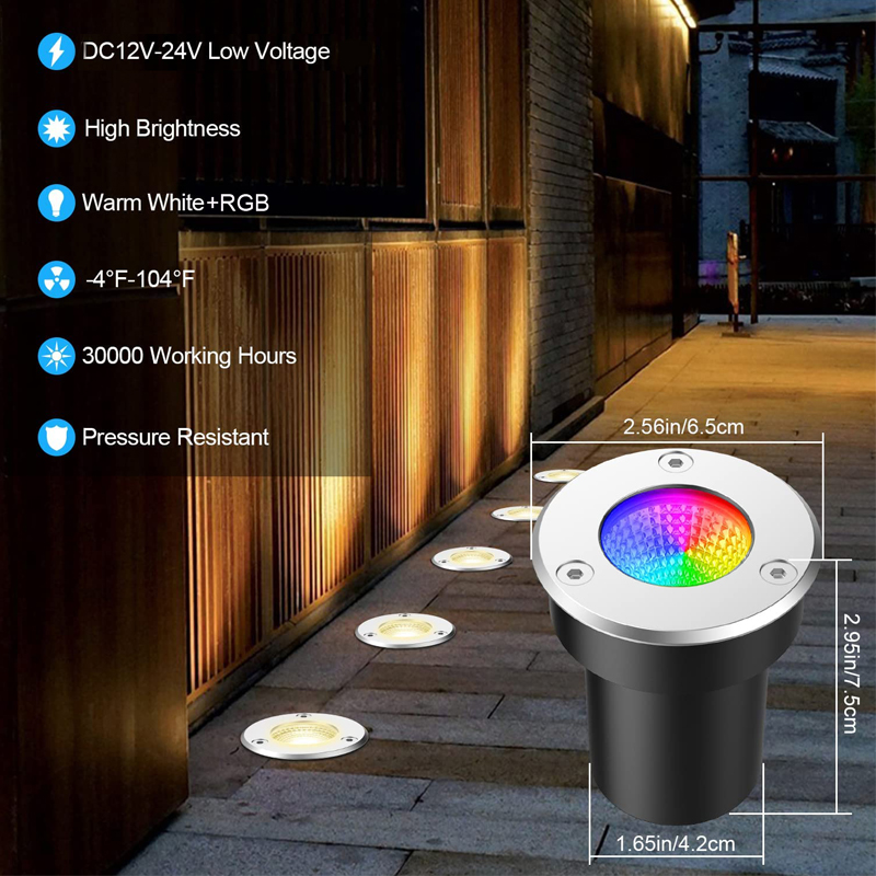 Lampu Lanskap RGBW Tegangan Re - Landscape Spike Light ulasan dan harga