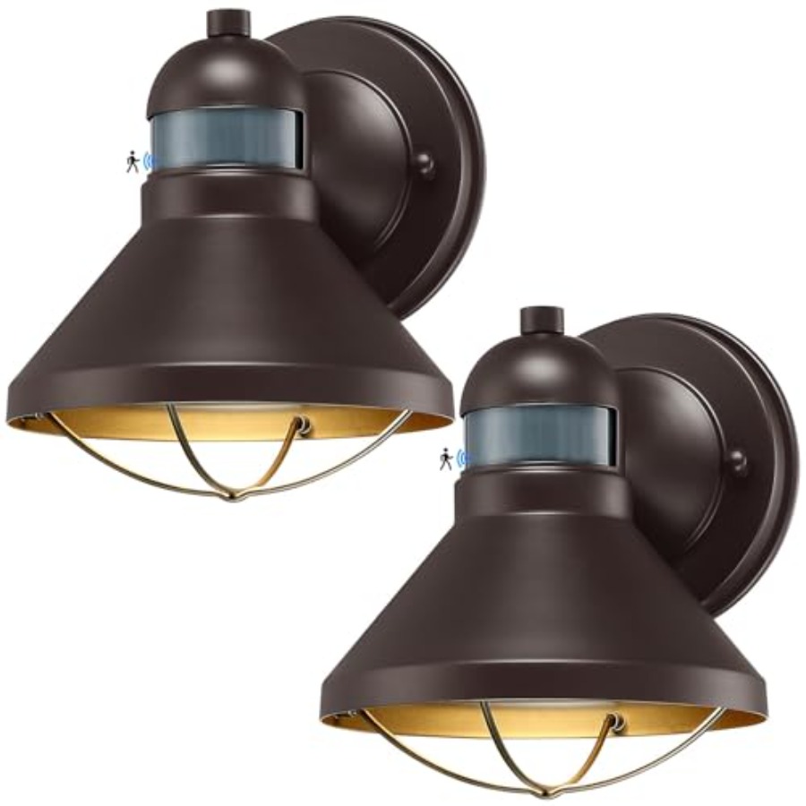 2 Paket Lampu Dinding LED Sens - Outdoor Lighting Dusk To Dawn ulasan dan harga