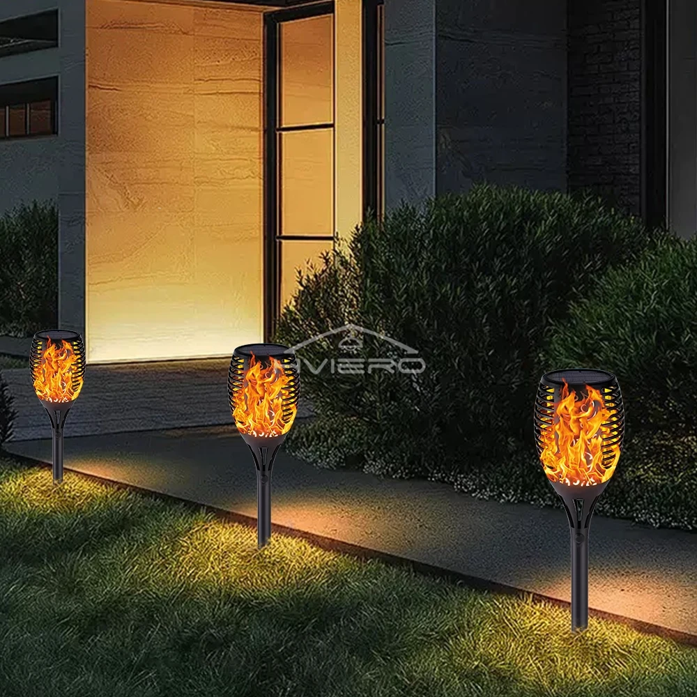 1/2/4/6/8/10/12X Lampu Senter  - Fire Torch Solar ulasan dan harga