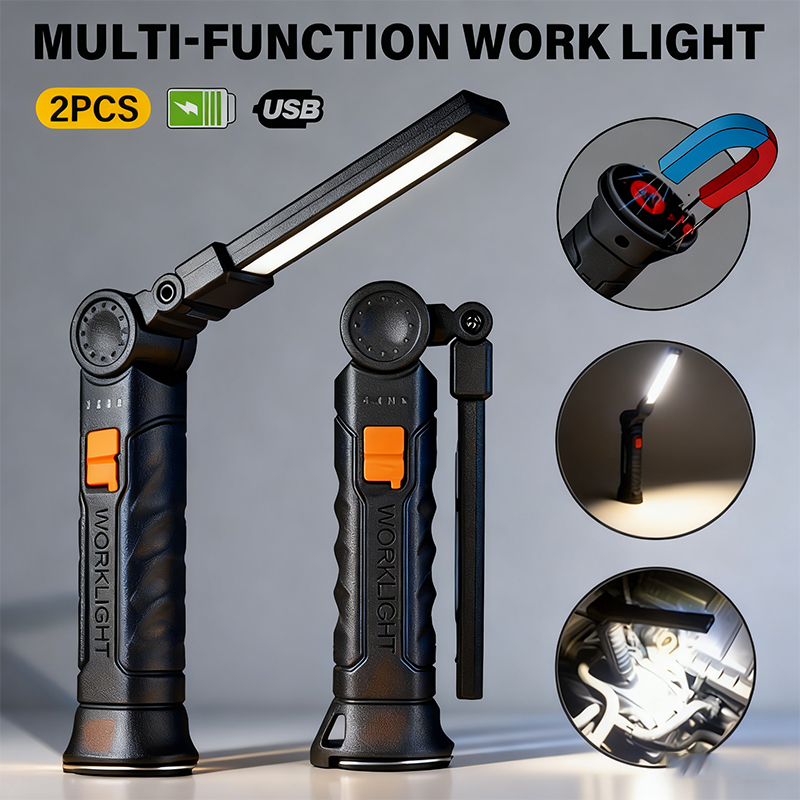 Senter LED COB Portabel Lampu  - Outdoor Lighting Bulbs ulasan dan harga