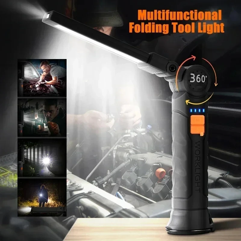 Senter LED COB Portabel Lampu  - Outdoor Lighting Bulbs ulasan dan harga