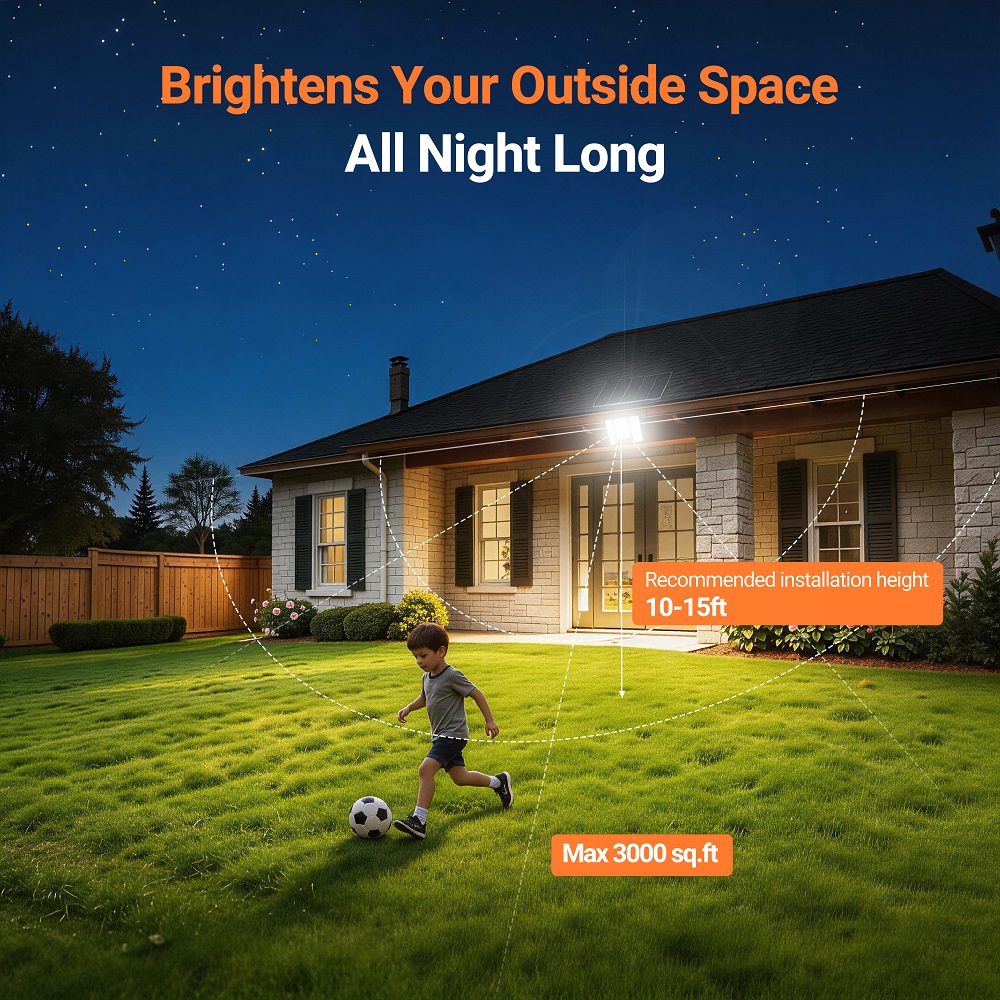 Lampu Sorot Tenaga Surya intel - Outdoor Lighting Dusk To Dawn ulasan dan harga