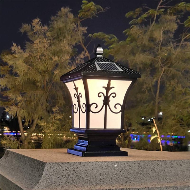 3X Lampu Tiang LED Tenaga Sury - Outdoor Lighting Dusk To Dawn ulasan dan harga