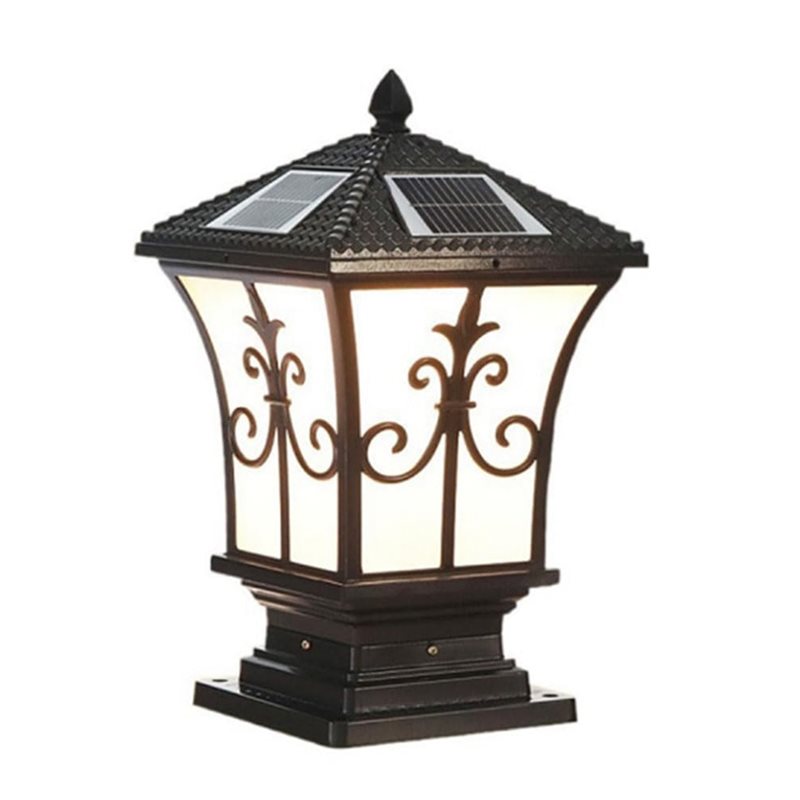 3X Lampu Tiang LED Tenaga Sury - Outdoor Lighting Dusk To Dawn ulasan dan harga