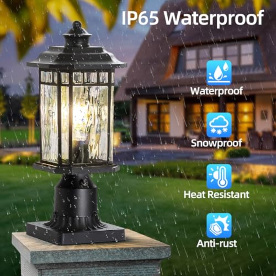 2 Paket Lampu Tiang Luar Ruang - Outdoor Lighting Dusk To Dawn ulasan dan harga