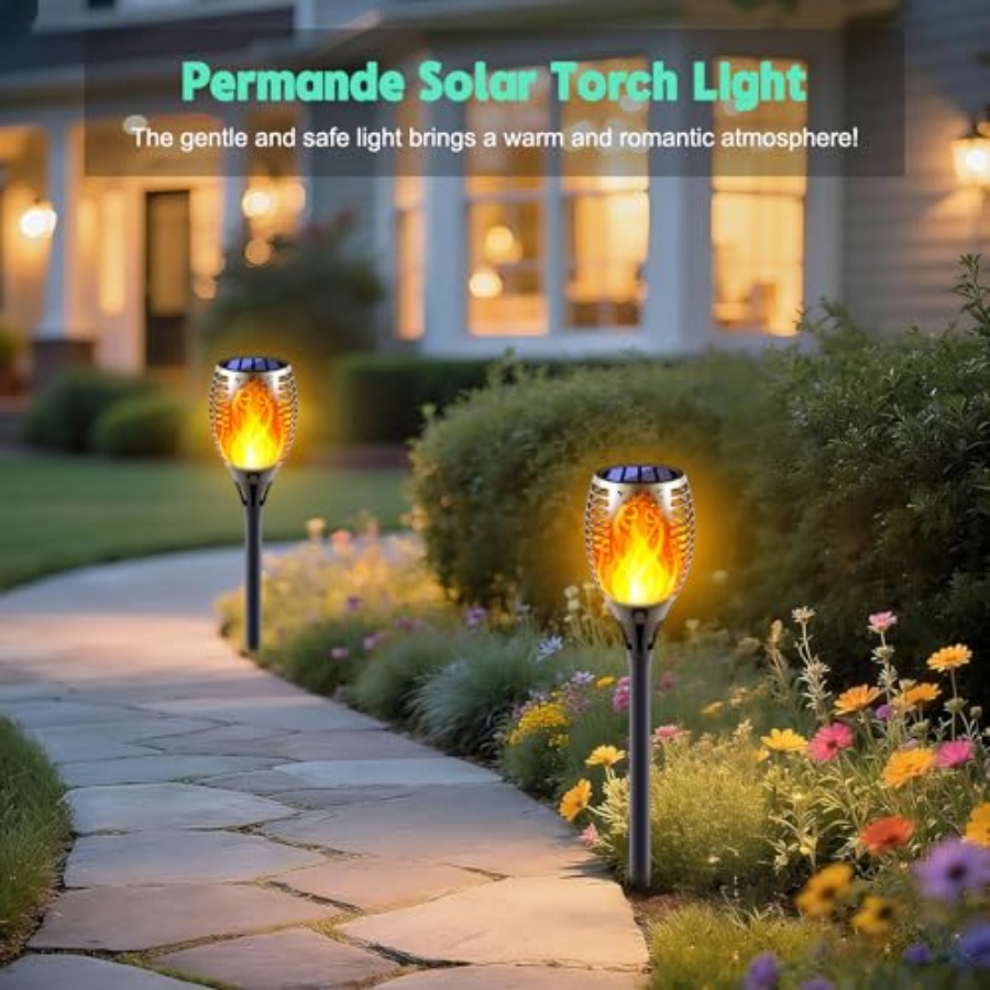 Lampu Senter Tenaga Surya deng - Fire Torch Solar ulasan dan harga