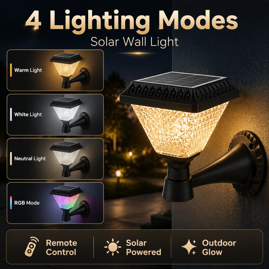 Lampu Tiang Tenaga Surya Luar  - Outdoor Lighting Dusk To Dawn ulasan dan harga
