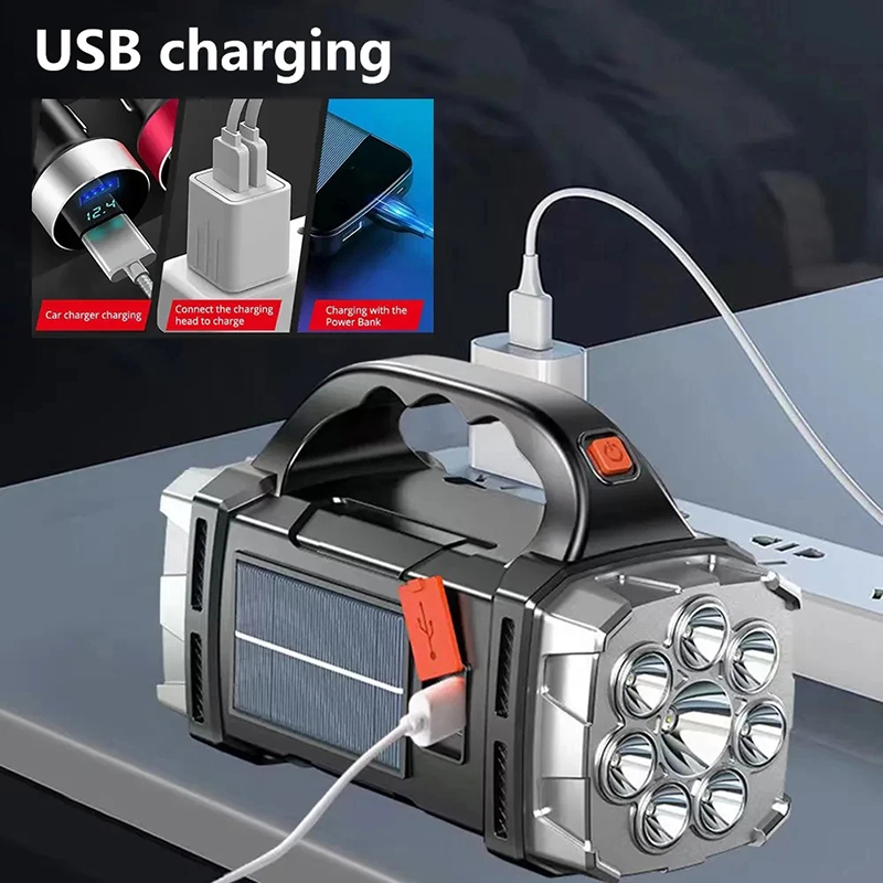Senter LED Tenaga Surya USB Po - Outdoor Lighting Bulbs ulasan dan harga
