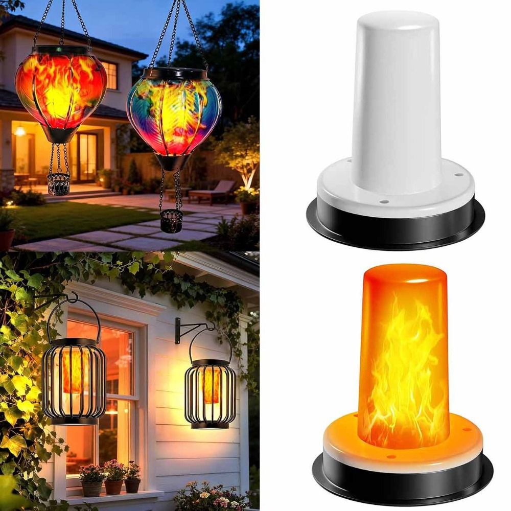 Lampu Obor Nyala Api Realistis - Fire Torch Solar ulasan dan harga