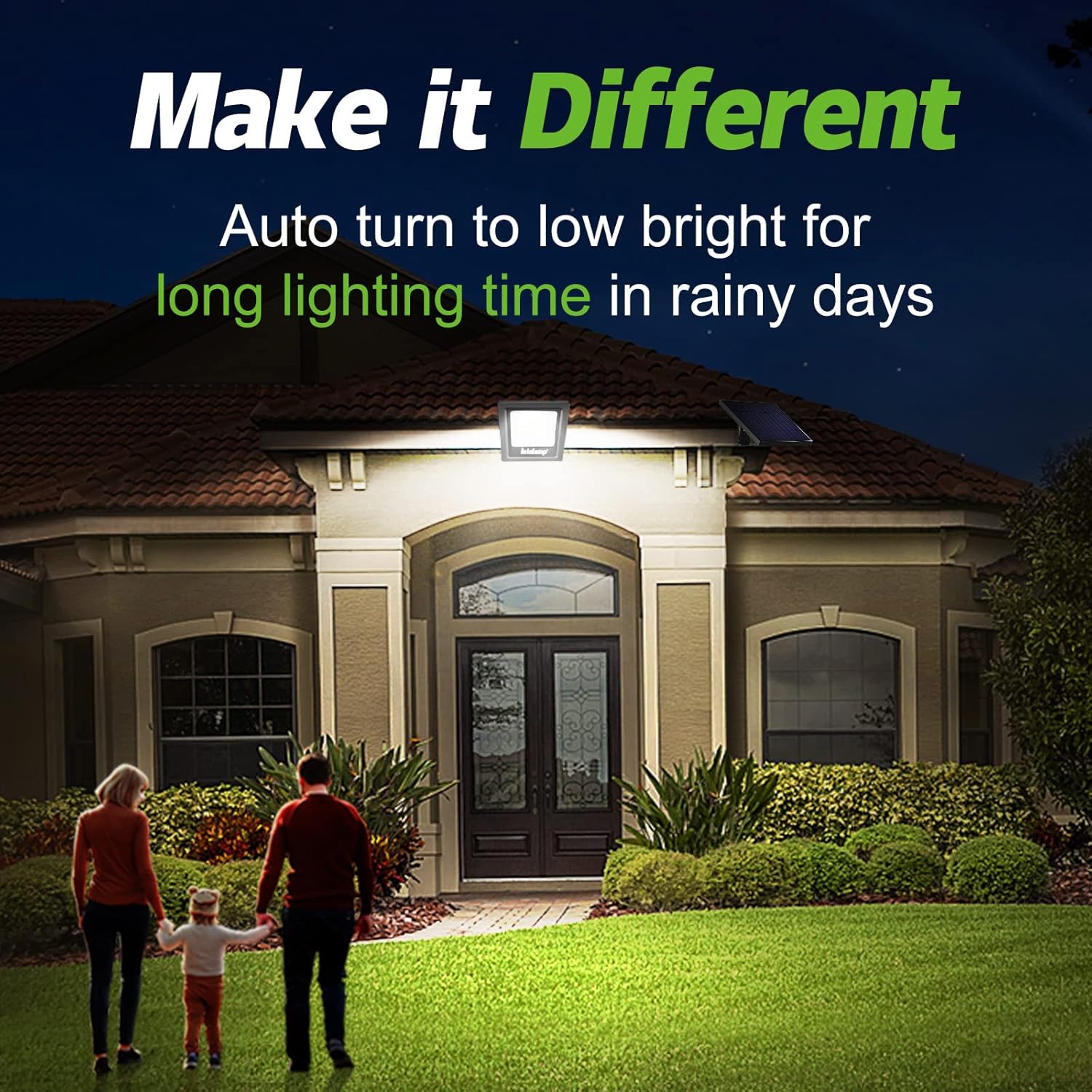 Lampu Sorot Tenaga Surya Intel - Outdoor Lighting Dusk To Dawn ulasan dan harga